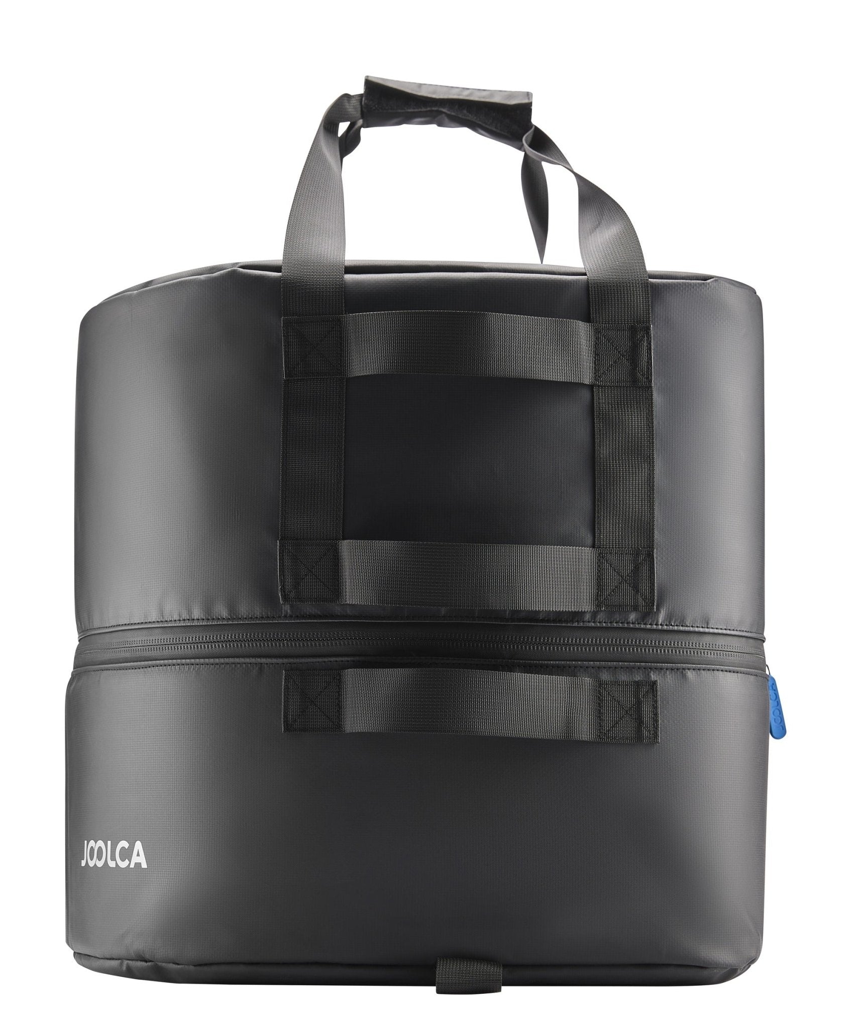 GottaGo carry bag closed, front view with the Joolca logo