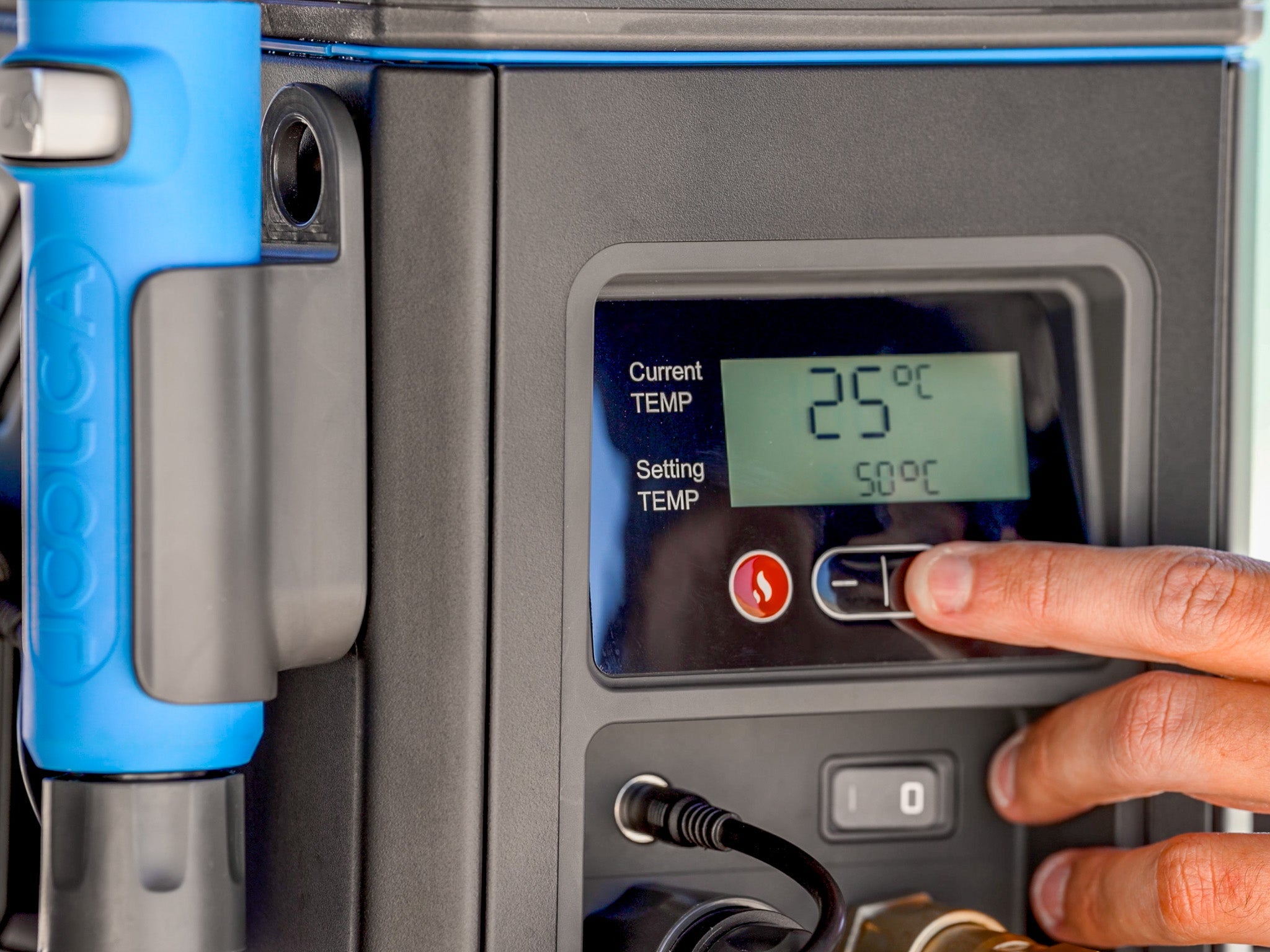 hottap go close up temp display