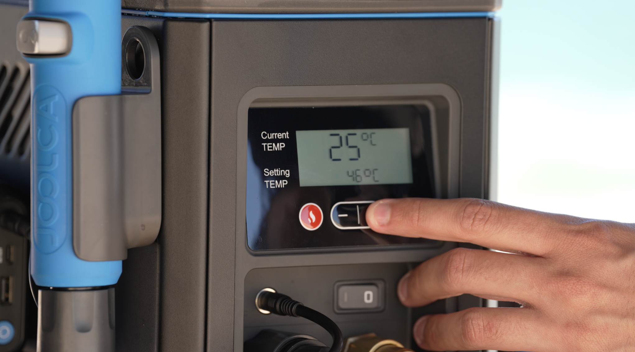 HOTTAP Go digital display pressing temp