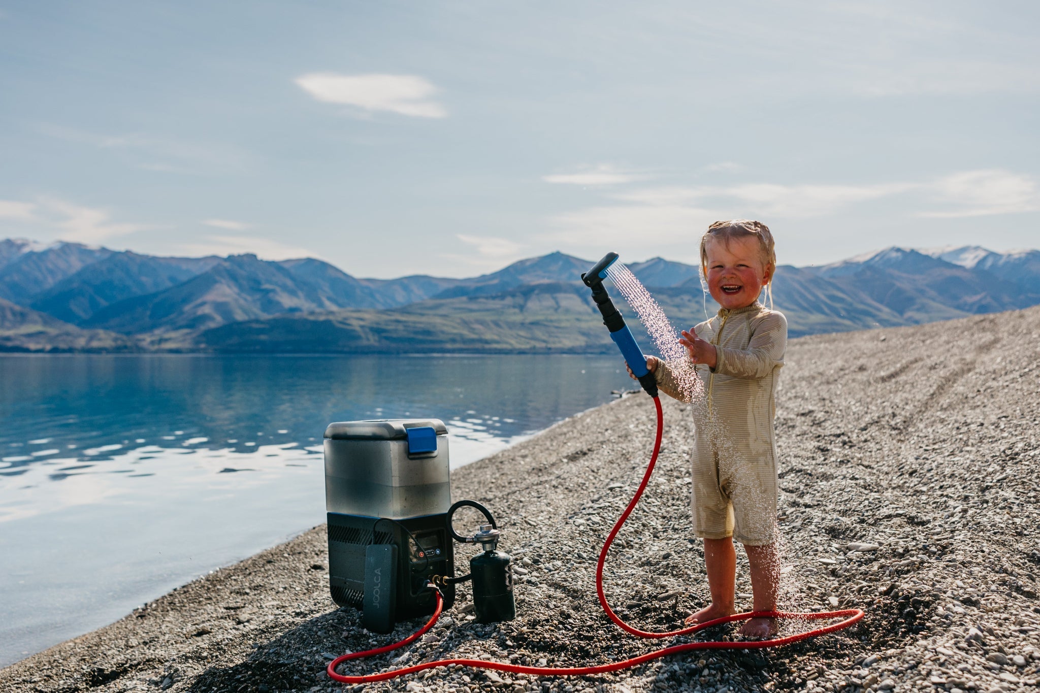 cute toddler with hottap go