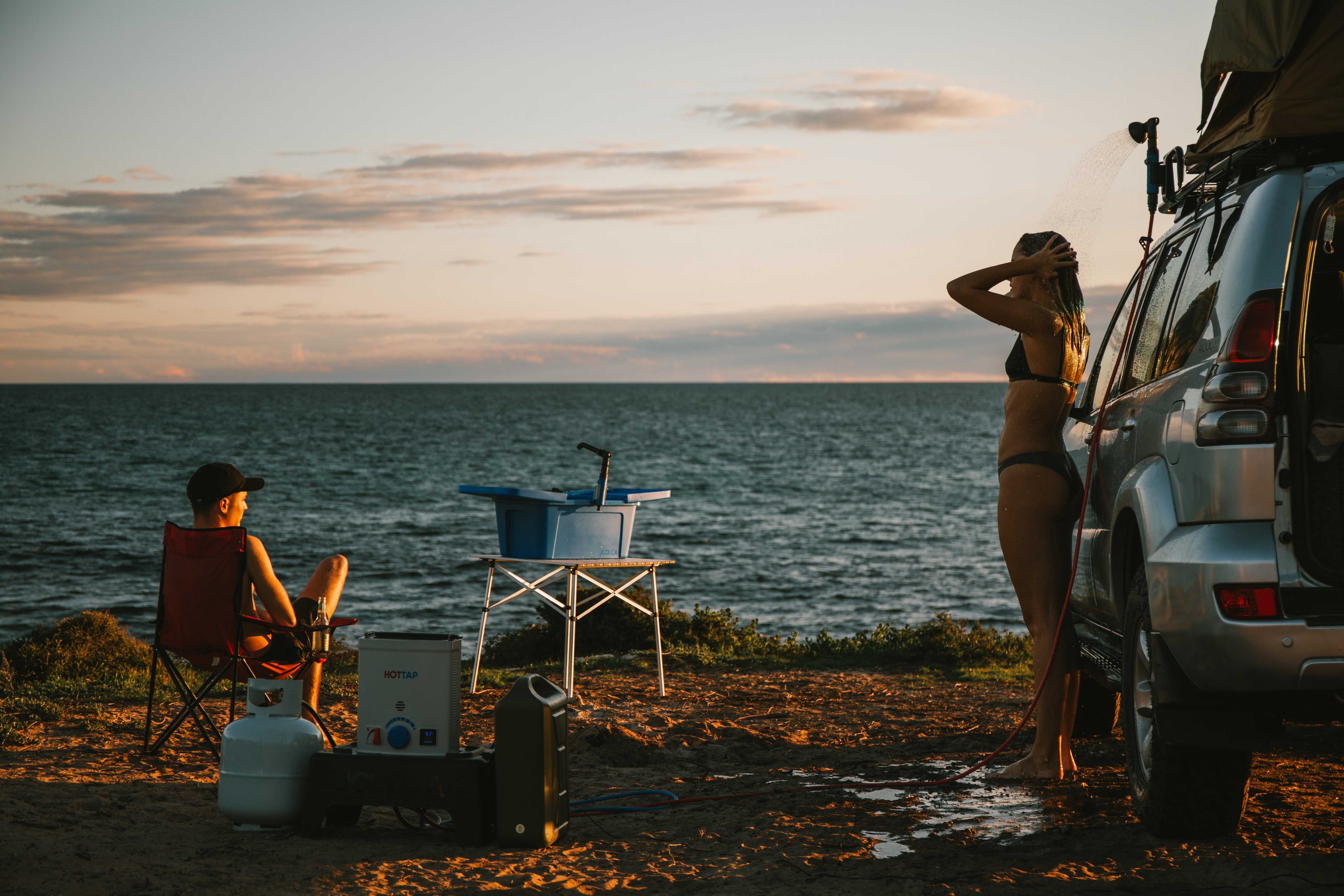 HOTTAP Portable Hot Water System shower