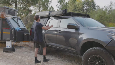 ENSUITE Portable Outdoor Bathroom — quick setup, setup